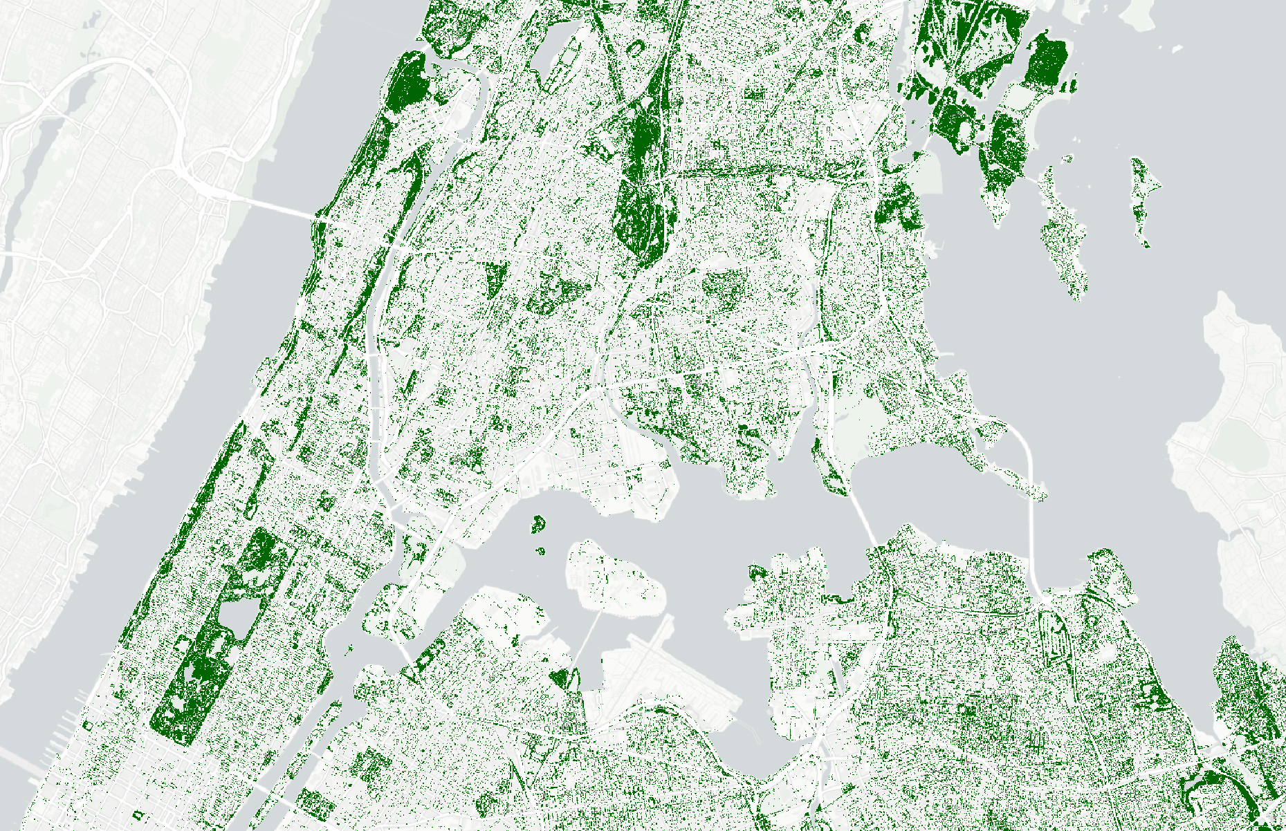 NYC Landcover 2010 Analysis